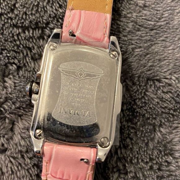 Ladies Invicta Limited Baby Lupah II Quartz WR Analog 32mm Pink Leather Watch main image 6